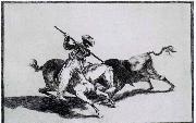  The Morisco Gazul is the First to Fight Bulls with a Lance, Francisco de goya y Lucientes